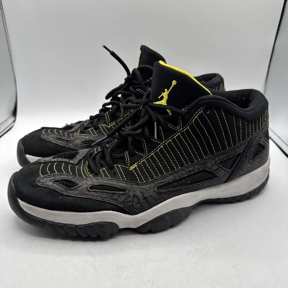 Jordan 11 Retro Low IE Men's Basketball Shoes Size 12 Black Zest 306008-002